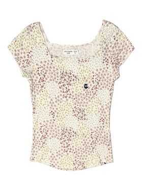 ABERCROMBIE KIDS Floral Short Sleeve Shirt Size 15/16 New With Tags